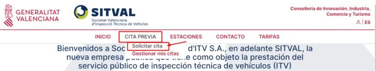 cita previa itv castellón